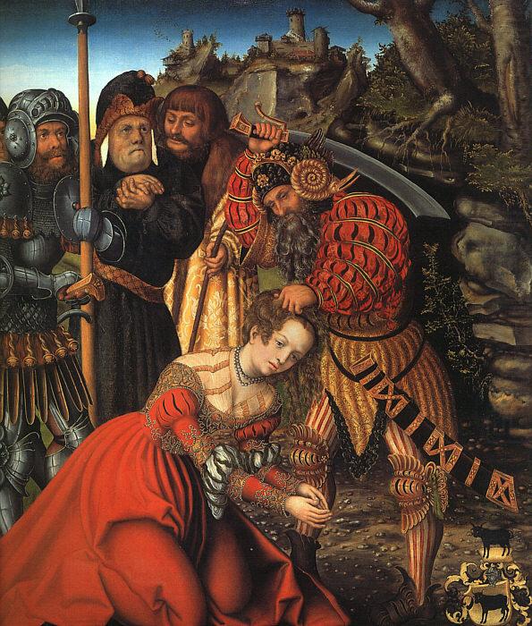 Lucas  Cranach The Martyrdom of St.Barbara china oil painting image